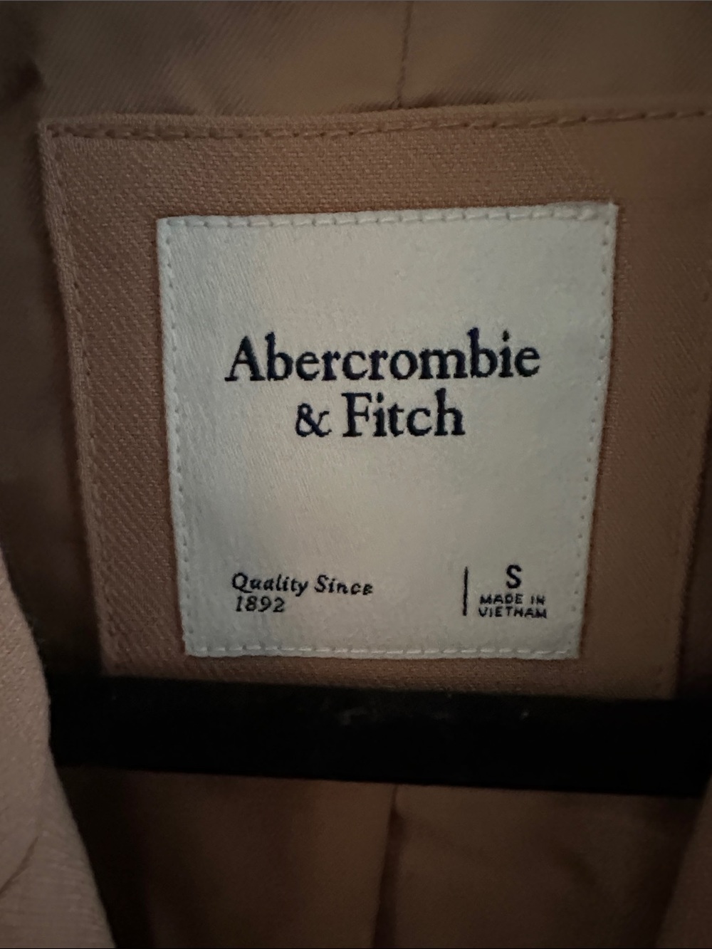 Abercrombie Tan Single-Button Blazer - Picture 2 of 4